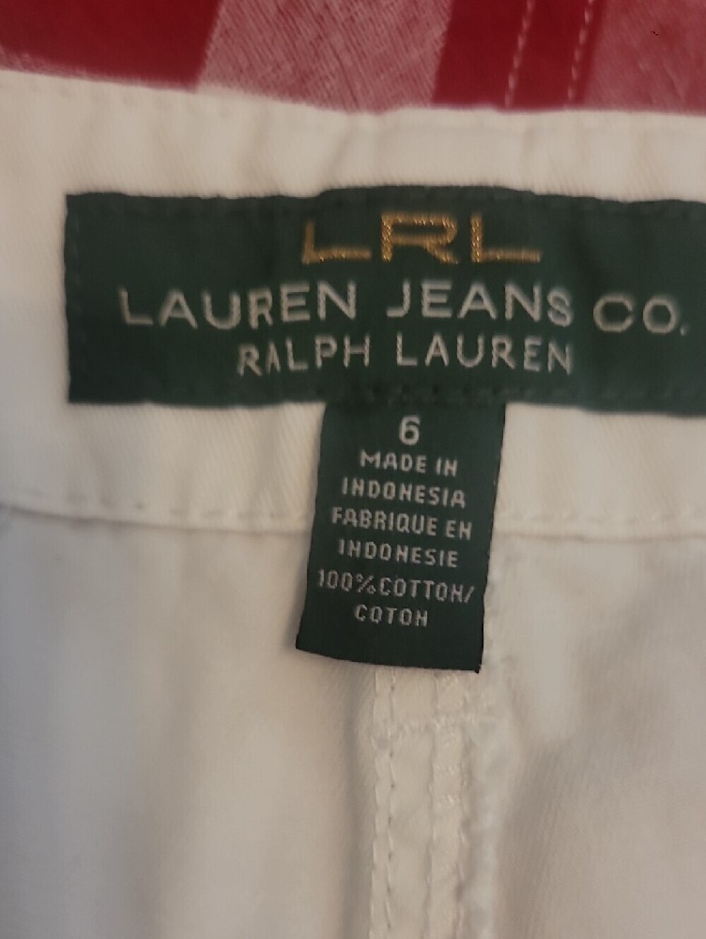 Ralph Lauren White Bermuda Shorts - Picture 3 of 6